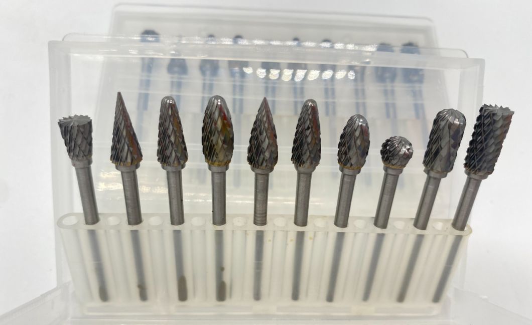 Support Custom Design 1/4&quot; Ball Shape Cutting Tools Tungsten Carbide Rotary Burr Set