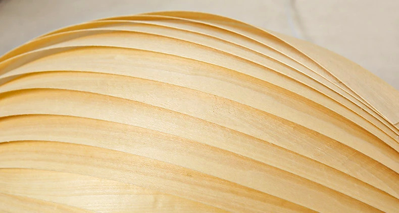 Veneer pendant light Nordic wooden hanging lamp replica design lamp(WH-AP-545)