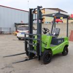 Electric Forklift Truck 4 Wheel Ac Powered Battery Control 1.5 Ton For Food Shop