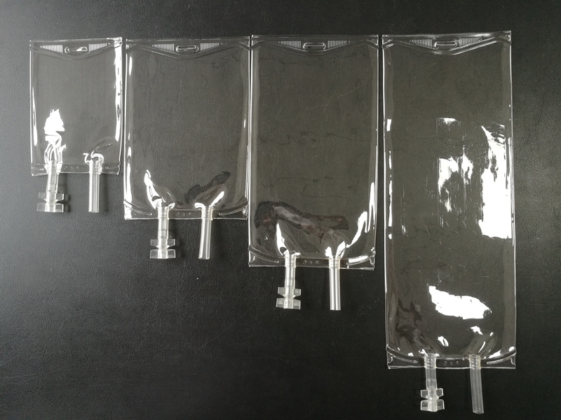 Wholesale Cheap Medical PVC Infusion Bag Saline Sodium Chloride Drip Bag100ml 250 Cc Two Ports IV PVC Infusion Bag