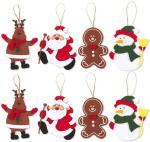 Felt Christmas Ornament Crafts , Christmas Tree Decorations Wall / Door Hanging