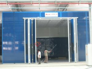 China Fold Style Door Industrial Paint Booth Aircraft Spray Booth wholesale