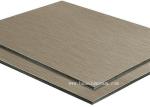 1220mm Metal Composite Material Mould Proof Brushed Silver Aluminum Composite