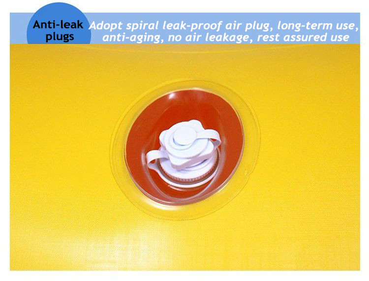 Yellow Thickened Plastic Swim Ring Kayak For Water Park Slide Play