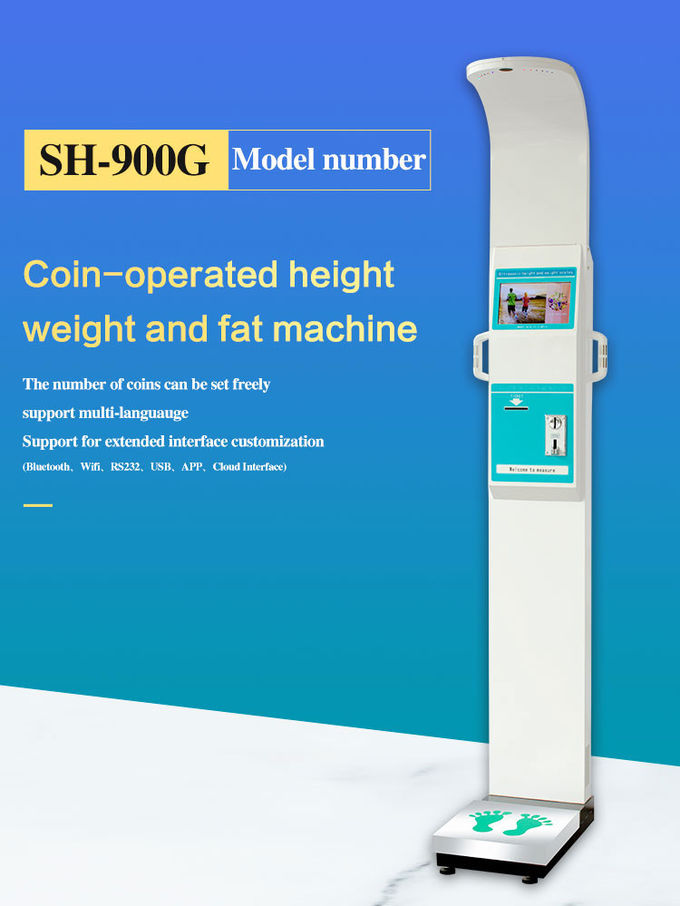 Coin Operated Medical WiFi 75.0 Body Fat Analyzer Scale