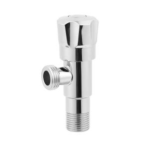 China Kitchen Bathroom SS201 Plating Angle Valve 1 2 X 1 2 Ceramic Cartridge wholesale