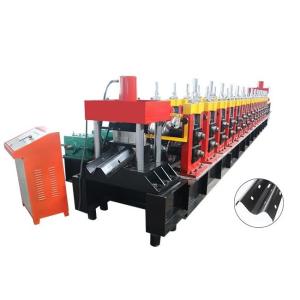 China Three Waves Highway Guardrail Roll Forming Machine 15T wholesale