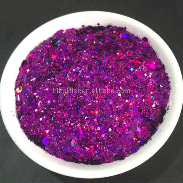 Thousand Choices Offered Glitter Shape Chunky Glitter 1 Kilo of Each Glitter for Christmas Celebration