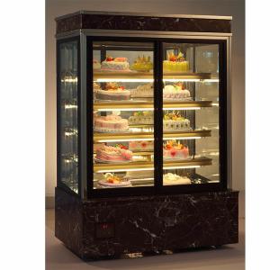 China Fan Cooling 1090W 5 Tier Bakery Display Refrigerator wholesale
