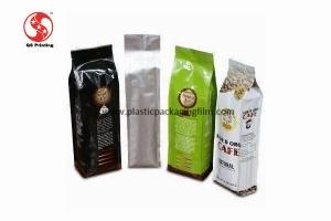 China Eco Friendly Coffee Beans Bag Waterproof , Pillow Packaging Valve Sealed Coffee Bags wholesale