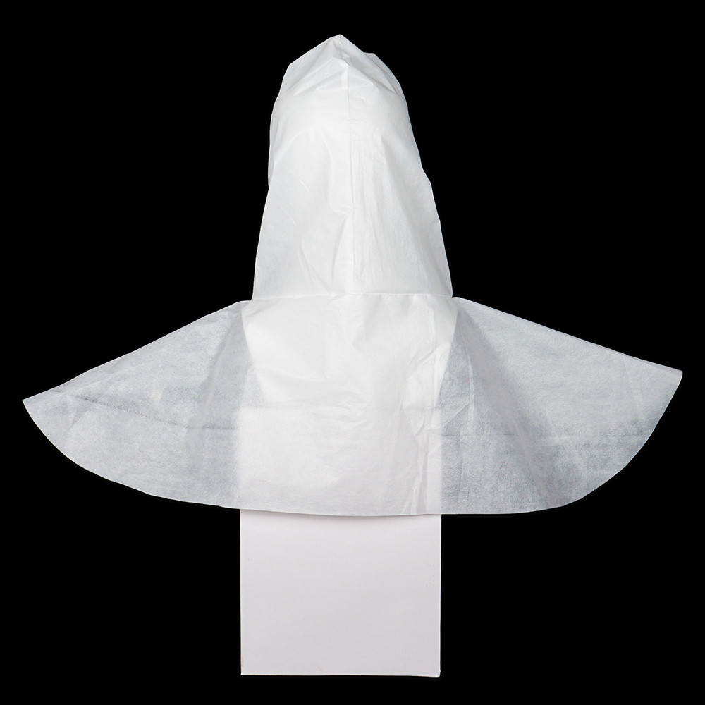 PE PP Non Woven Head Cover , Surgical Hood Disposable Surgical Wear