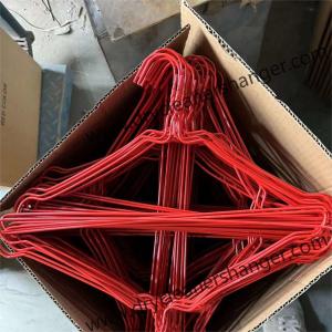 China PVC Materials Plastic Coated Wire Hanger High Hardness Professional Use wholesale