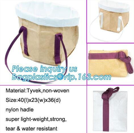 Dupont Tyvek PU coated shopping bag PU coated Tyvek bag PU coated tyvek eco bag,Tote Bag Cotton With Logo Printing Tyvek