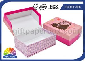 China Custom Clamshell Cardboard Hinged Lid Gift Box Printed Rigid Packaging Box on sale