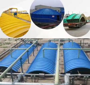 China Frp Grp fiberglass hollow cover plate fiberglass sewage pool tank cover fiberboard tank cover curved or flat customized wholesale