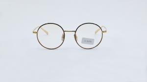 China Fashion retro round eyewear frame for Women girls Daily school business with titanium temples ultralight wholesale