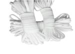 Disposable White Round 3mm Elastic Band Earloop