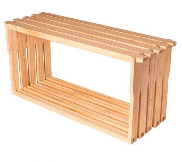 Quality Wholesale Customizable Langstroth High Quality Fames Dadant Style Wooden Beehive Frame for sale
