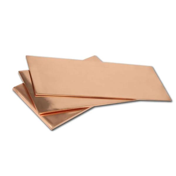 T2 H59 H90 Red Copper Sheet Copper Alloy Sheets ASTM 1mm 3mm 5mm Thickness