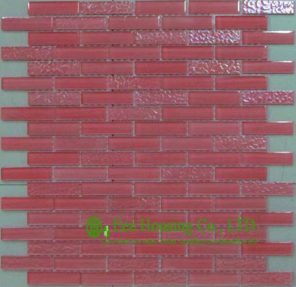 Anti-dust 300mm*300mm Glass Crystal Mosaic Tile for Kitchen/Bathroom wall,Fade