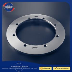 China Steel Plate Metal Slitter Knives HRa87 carbide blades for cutting steel wholesale