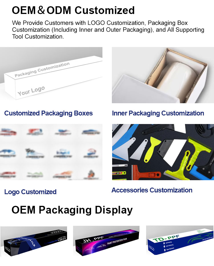 Self Healing Car Paint Protection Film Roll Gold Series Anti Yellow Clear TPU PPF Film For Business / Luxury Design Style