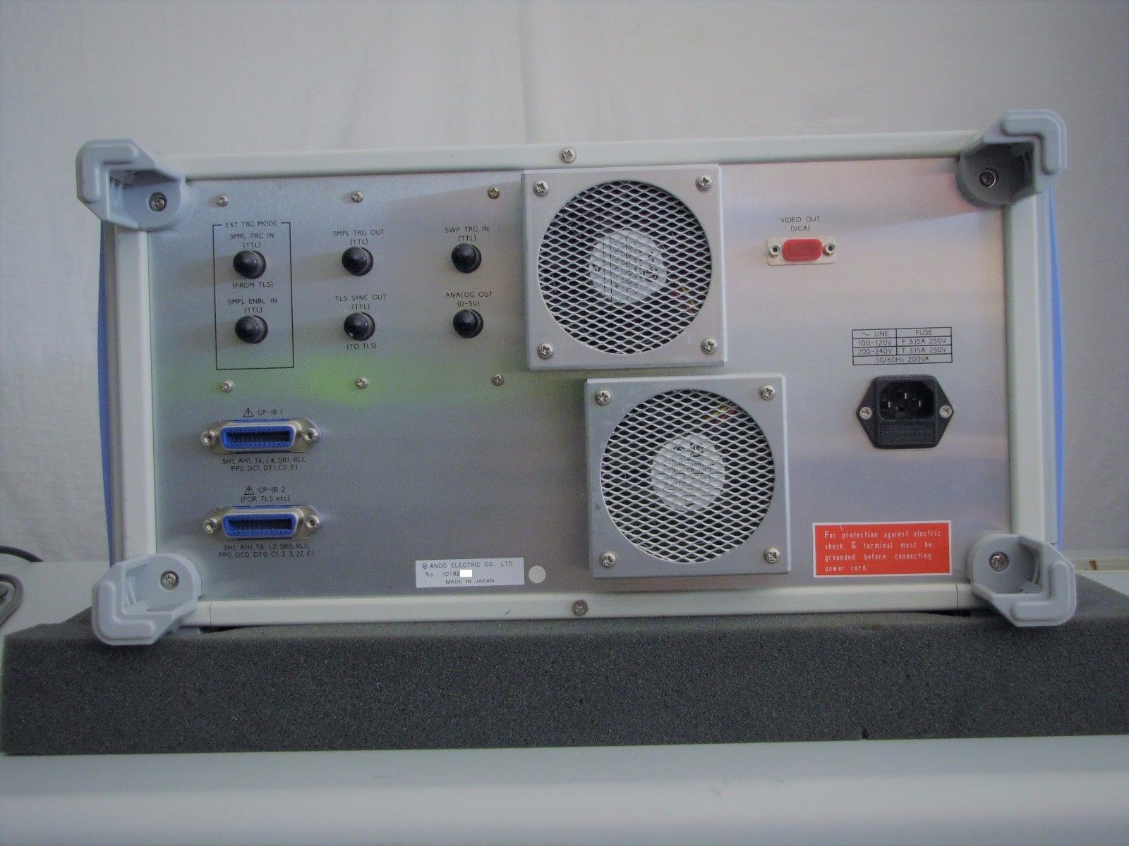 Ando AQ6317B Optical Signal Analyzer 50GHz Color LCD Display Data Analysis