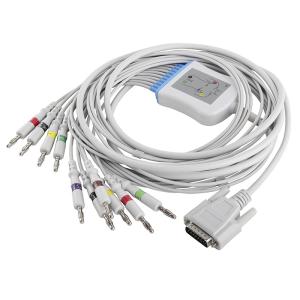 China Edan EKG SE-3,SE-12 01.57.107048 Cable and Leadwires IEC 4.0Banana Connector wholesale