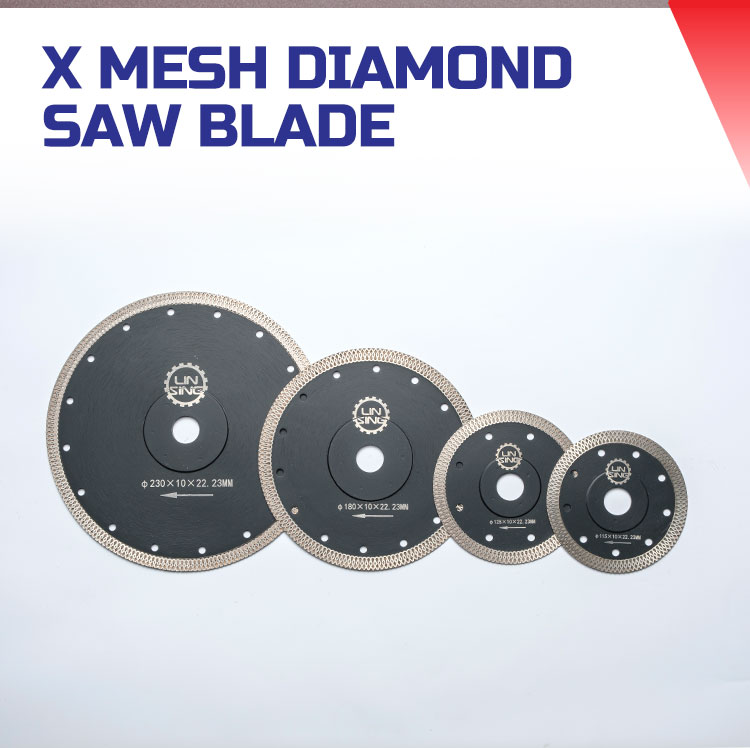 Cutting Solution 4 inches Turbo Diamond Saw Blade for Customized Ceramic on Angle Grinder