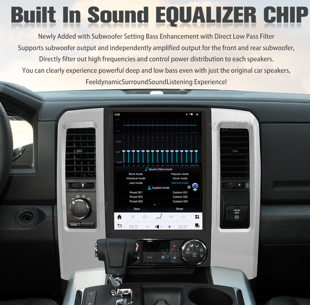 Android 11 Head Unit For Dodge Ram 2008 - 2011 12.1inch Screen