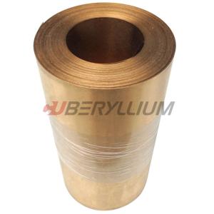 China C17410 Copper Beryllium Strips 0.1mmx200mmx1000mm High Yield Fatigue Strength wholesale