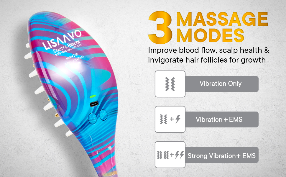 EMS Massage Brush features