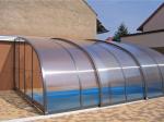 4mm Aluminum Polycarbonate Swimming Pool Cover Telescopic Sunroom Enclosure