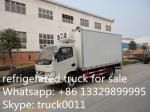 hot sale 2tons-3tons refrigerated truck for transported tuna, dongfeng reefer