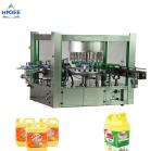 Hot Melt Glue Flat Bottle Labeling Machine For Dish Washing Liquid Bottle