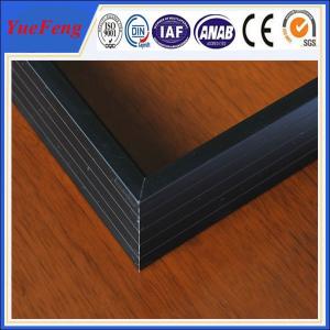 China 6063 Black Anodized Solar aluminum frame wholesale