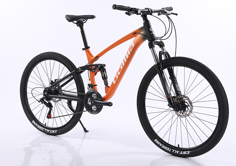 OEM Bicicletas Custom Full Suspension Mountain Bike by GOMID with SHIMANO Gear Cycle and Four Link Soft Tail Length m 172-182CM