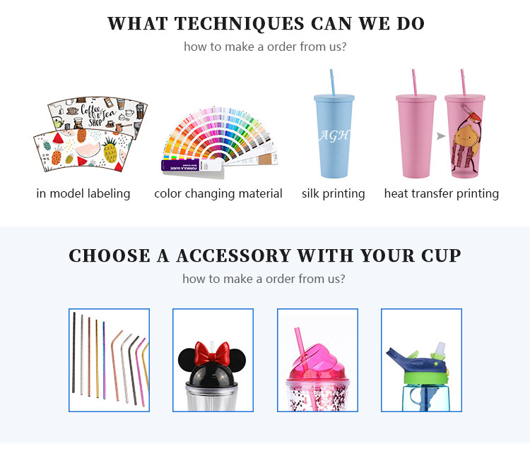 Lightweight Custom Personalized Black Matte Plastic Boba Cup 16 Oz Plastic Tumbler With Lid And Straw Double Wall Construction 100% BPA Free