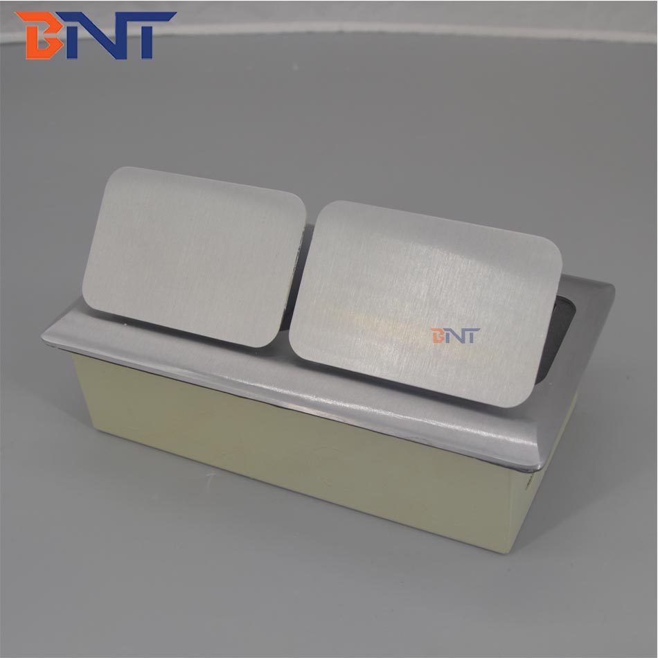 Aluminum alloy pop up electric plug floor switch hidden floor socket box