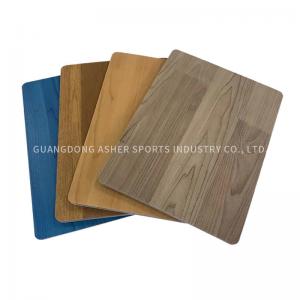 China Fadeless PVC Badminton Court Flooring , Synthetic PVC Self Adhesive Floor Tiles on sale