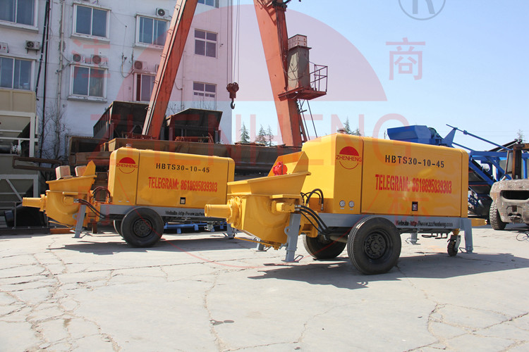 Hydraulic System Electric Concrete Pump Easy To Repair 1 Year Warranty
