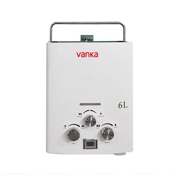 Outdoor Camping Hot Water Heater Propane 6L Tankless On Demand Portable Water