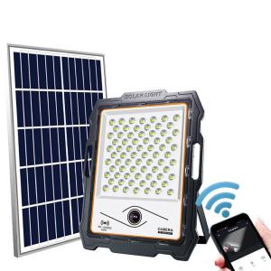 China 120° Beam Angle 100 200 300 400watt Solar Light With Cctv Camera Aluminum Led Flood Lights wholesale