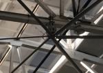 Diameter 2.4m-7.3m Al Mg Blade Industrial Ceiling Fan For Indoor Court Sports