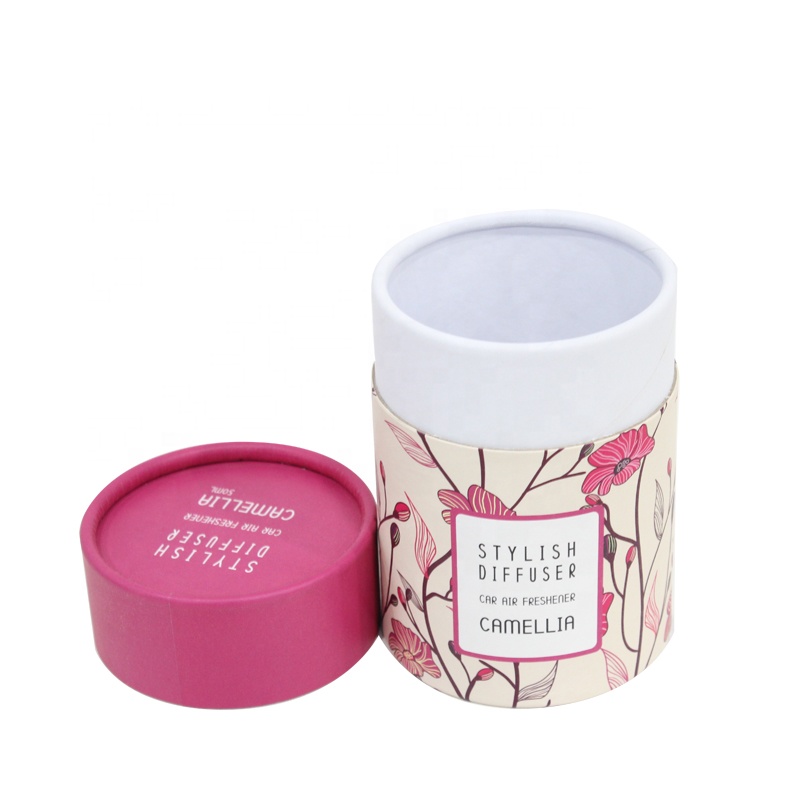 Eco Friendly Cylinder Shape Paper Sweet Box For Cookies Chocolate Chip