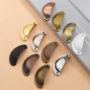 China Metal Kitchen Drawer Cabinet Door Handle Shellantique Brass Door Cabinet Knobs RCW-26986 wholesale