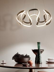 China Modern simple curve Art Chandelier Restaurant Restaurant Bar wholesale