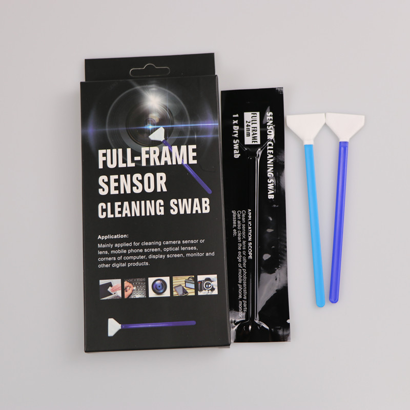 Class 100 Cleanroom V Shape Knitted Microfiber Camera Sensor Swabs