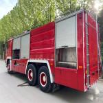 Good Condition Red Diesel Fuel Type Howo Fire Fighting Truck 16cbm Manual