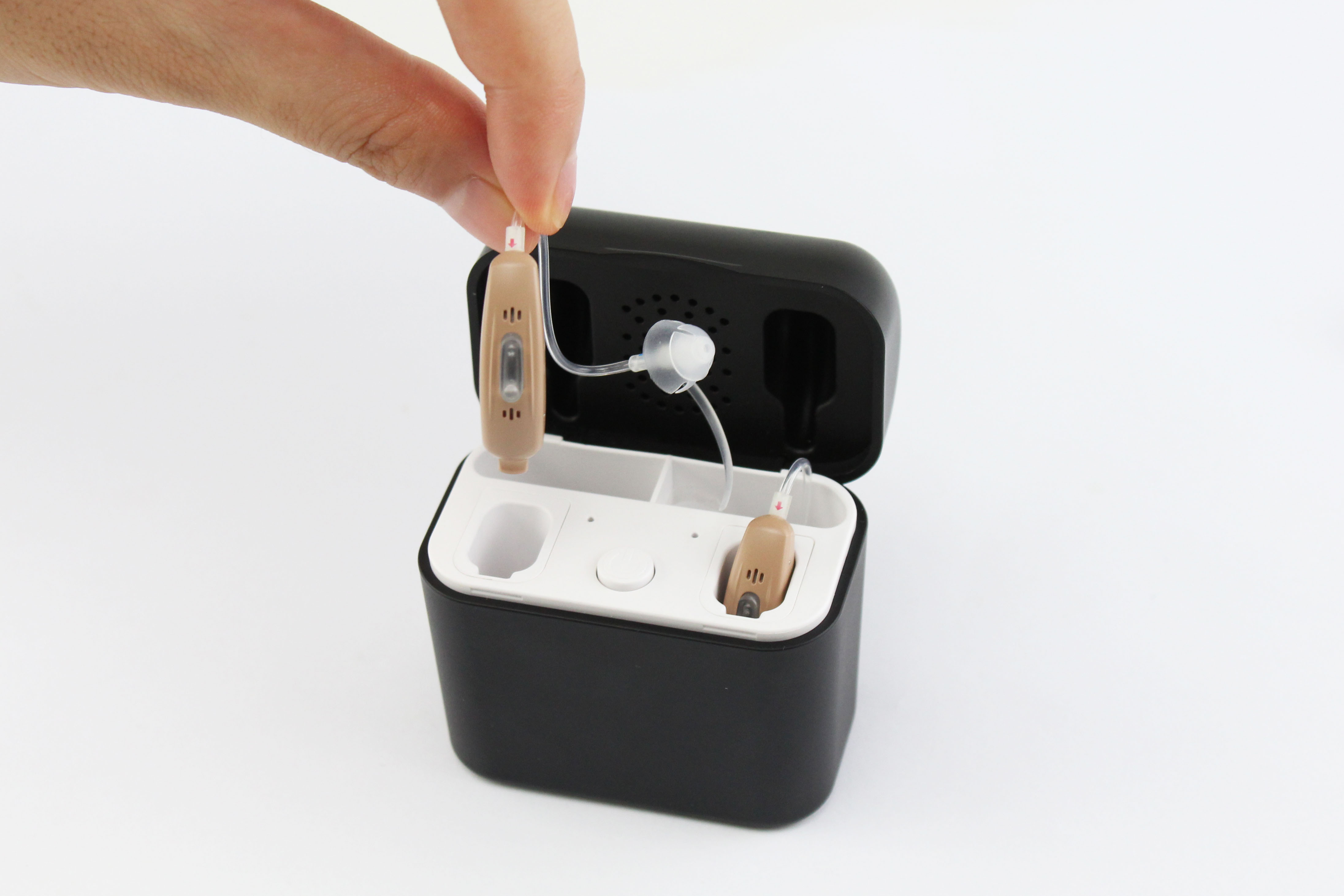 BTE Open fit Hearing Aids Rechargeable Ear Listening Machine